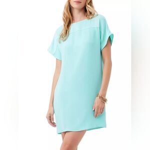 Trina Turk Hydee Shuft Dress White NWOT Sz  S